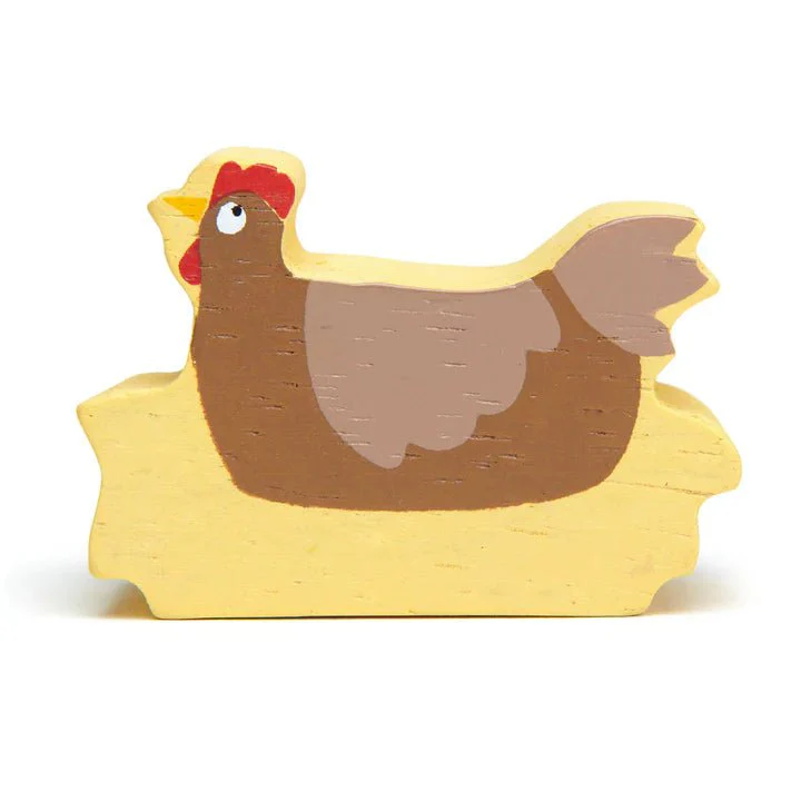 Houten boerderijdier - Kip