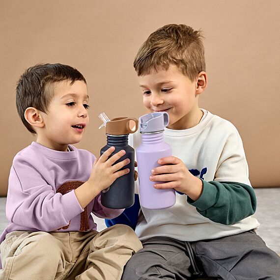 Stalen drinkfles Little Gang Heart Lilac - 500 ml - Image 3