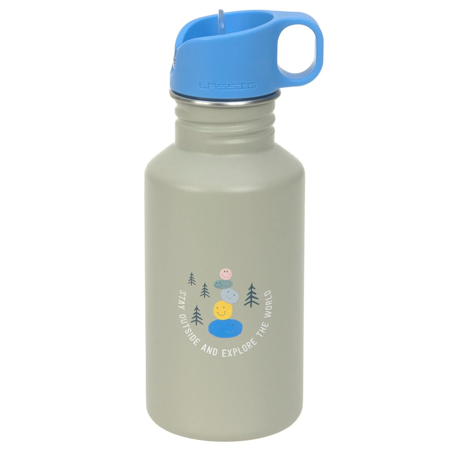 Stalen drinkfles Sunny Explorer Green/Blue - 500 ml