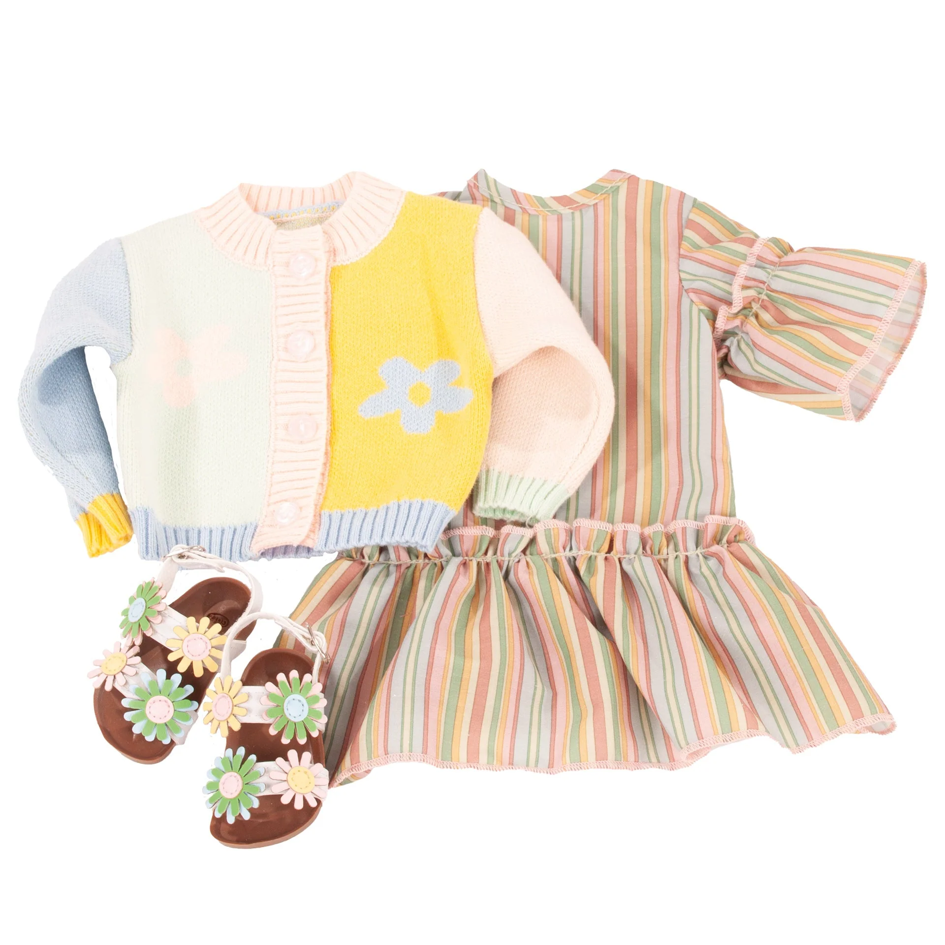 Poppenkleertjes Boutique Combi So Spring - voor poppen van 45-50 cm