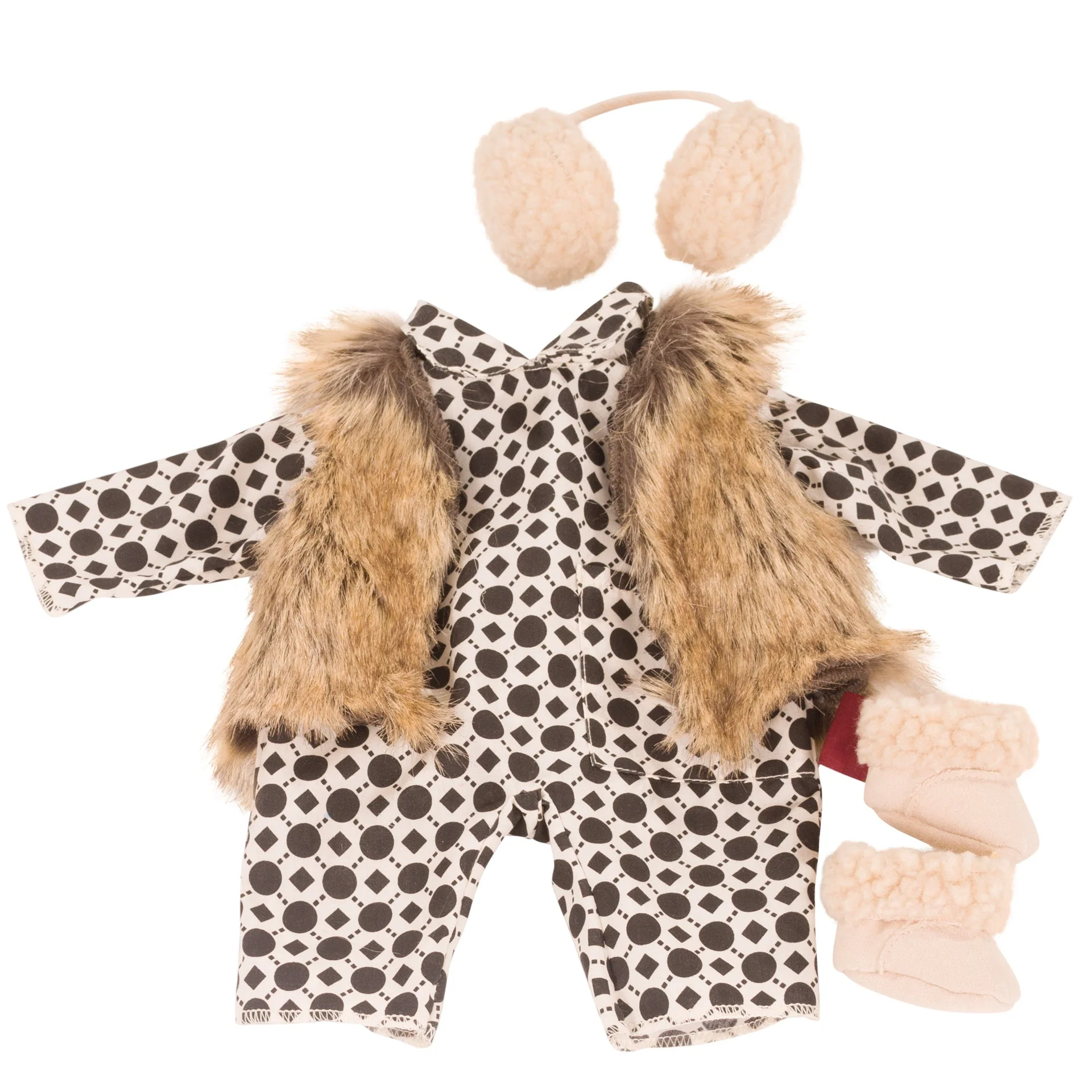Poppenoutfit Boutique Combi Winter - voor poppen van 30-36 cm
