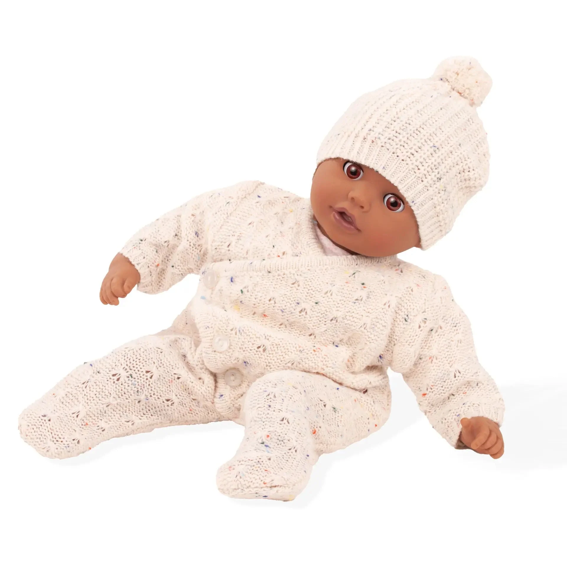 Poppenoutfit Boutique Romper Beige - voor poppen van 30-33 cm - Image 2