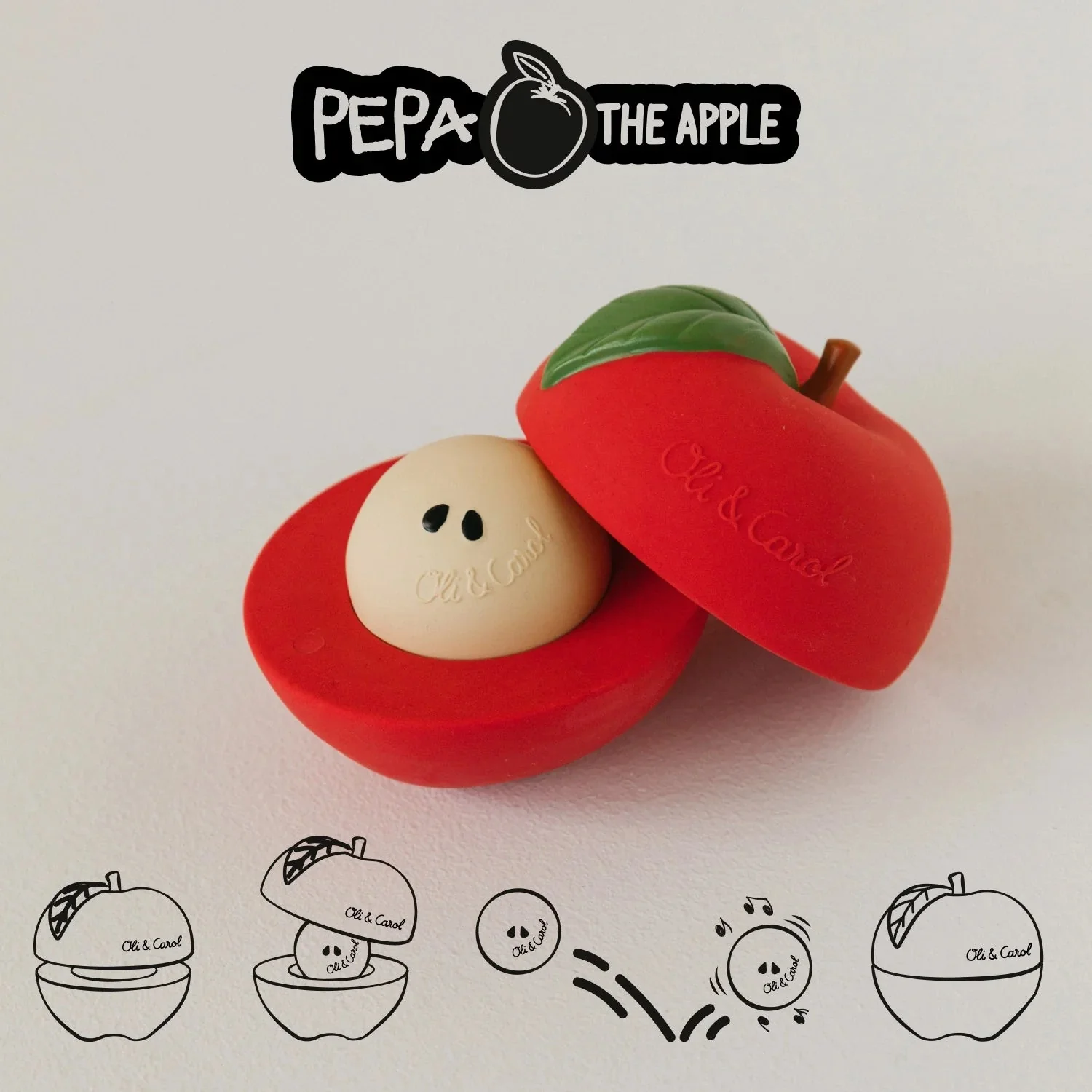 3 in 1 stapelspeeltje - Stack & Bounce Apple - Image 6
