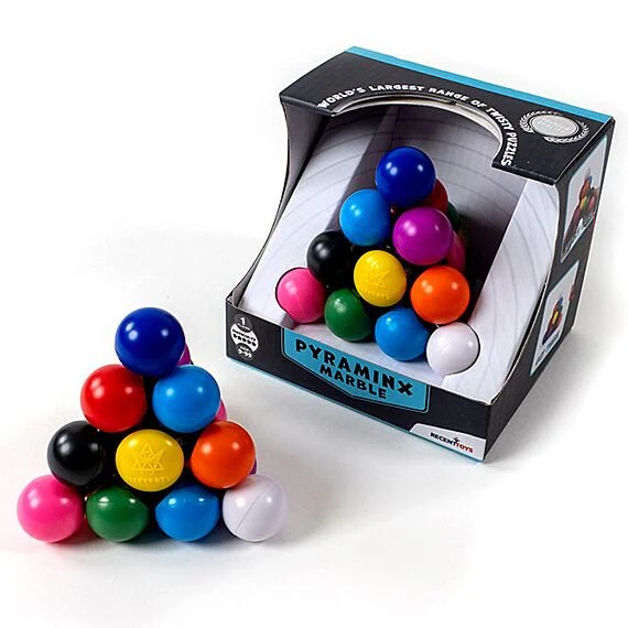 Breinpuzzel Recent Toys - Pyraminx Marble - Image 4