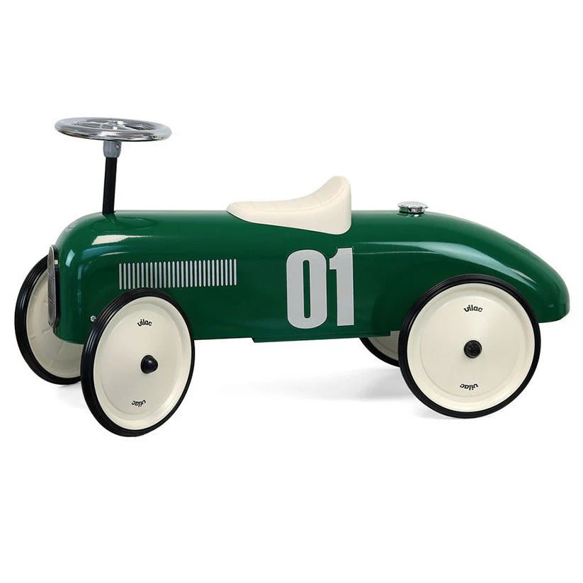 Metalen loopwagen British Green Vintage Car - Image 2