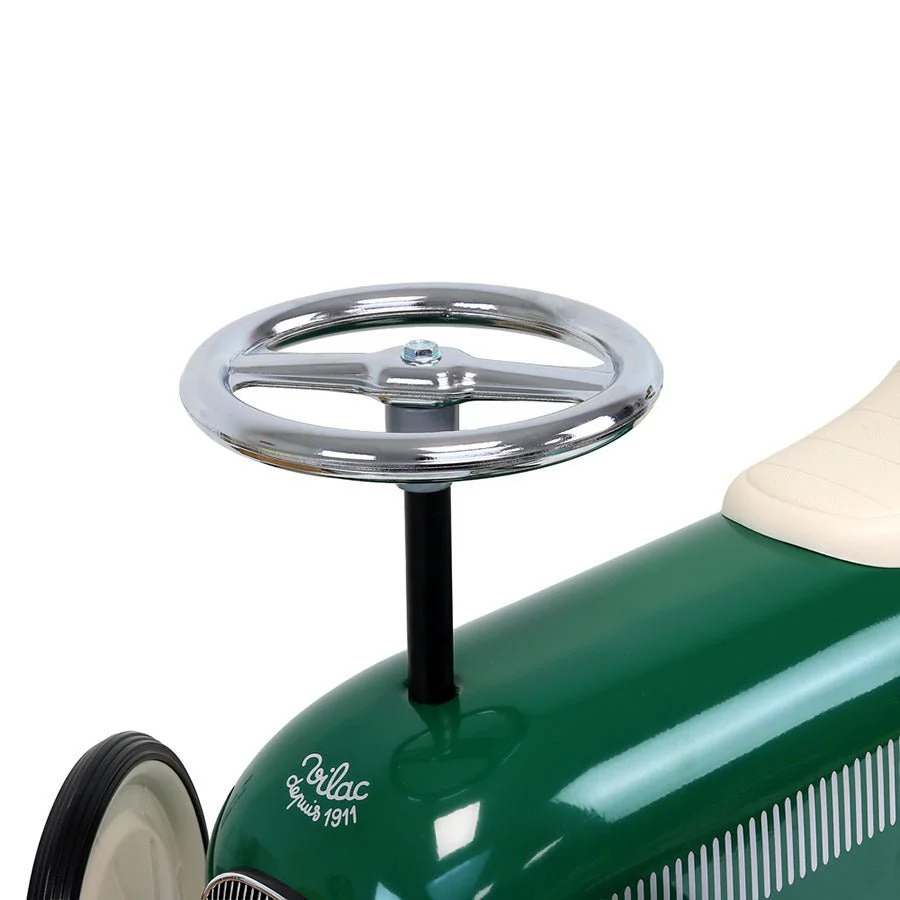 Metalen loopwagen British Green Vintage Car - Image 6