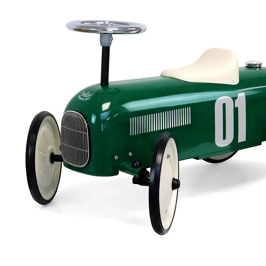 Metalen loopwagen British Green Vintage Car - Image 8