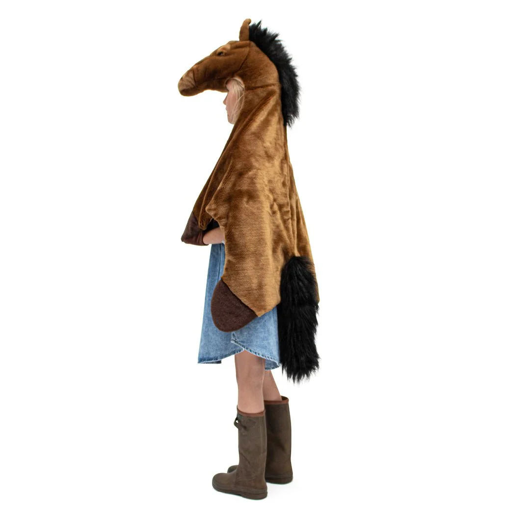 Verkleedcape Brown Horse Disguise - Image 6