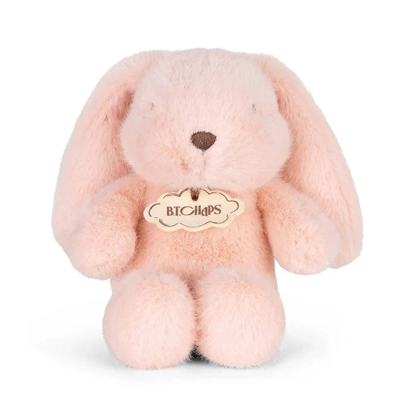 Knuffel konijn Bubbles Bunny Pink ECO - 18 cm - Image 2