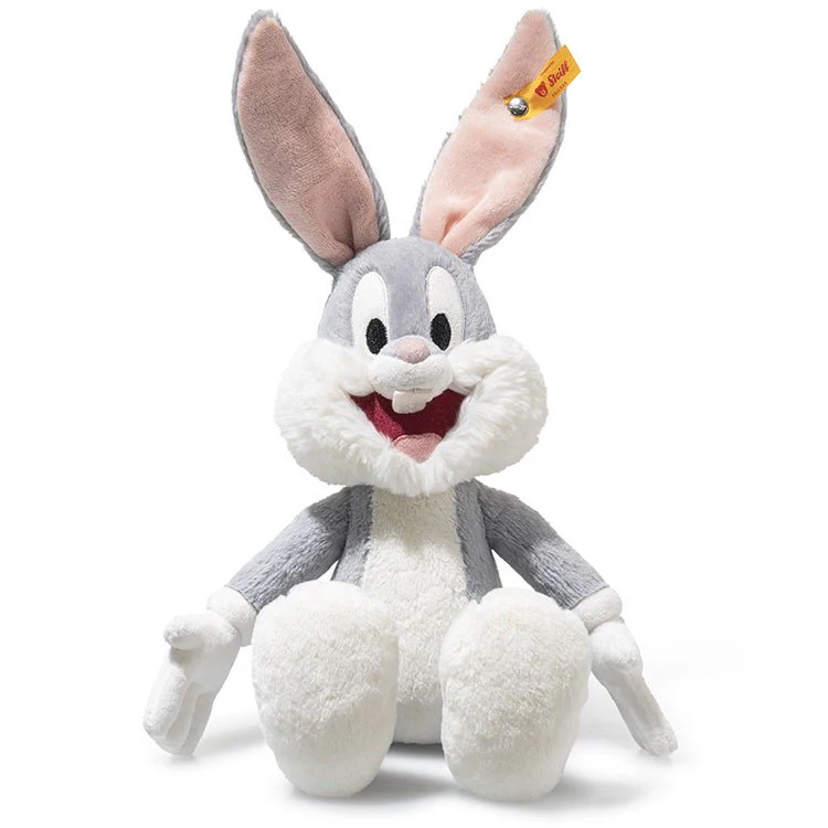 Knuffel Bugs Bunny Grey White - 32 cm