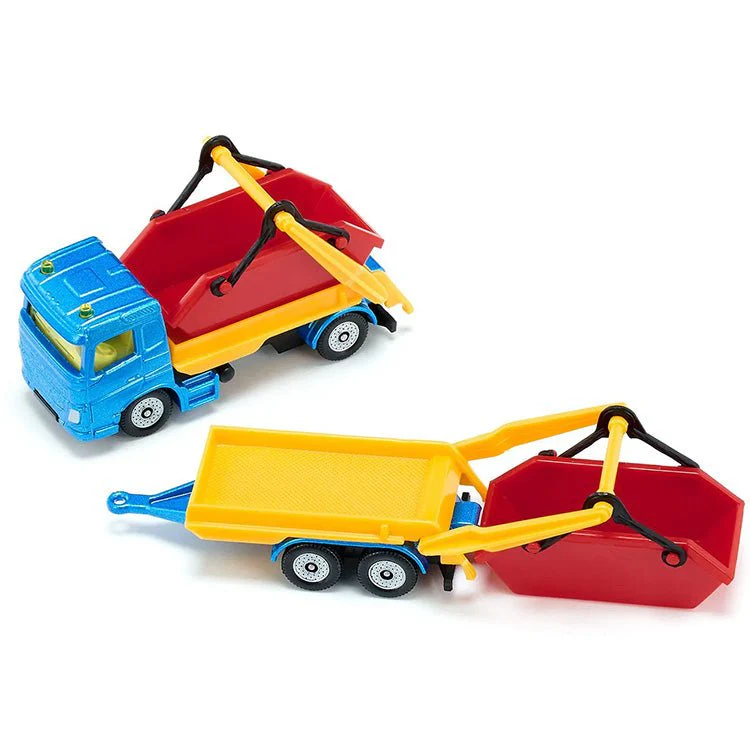 Vrachtwagen met puincontainer en aanhanger - Image 6