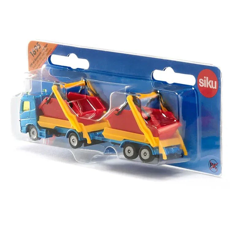 Vrachtwagen met puincontainer en aanhanger - Image 7