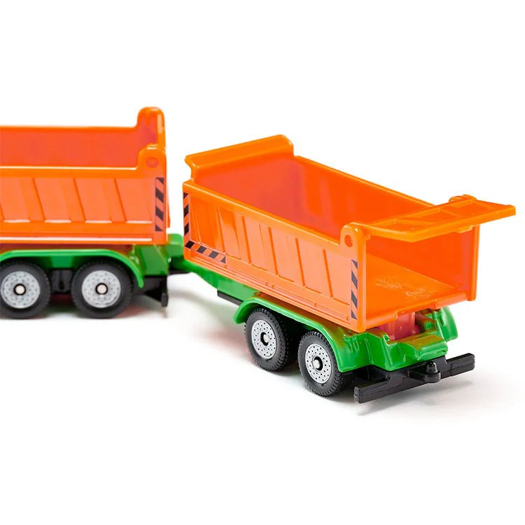 Vrachtwagen met kiepbak en kipperaanhanger - Image 4