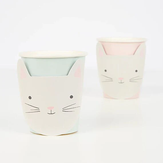 Feestbekers Cat Cups - set van 8 - Image 4