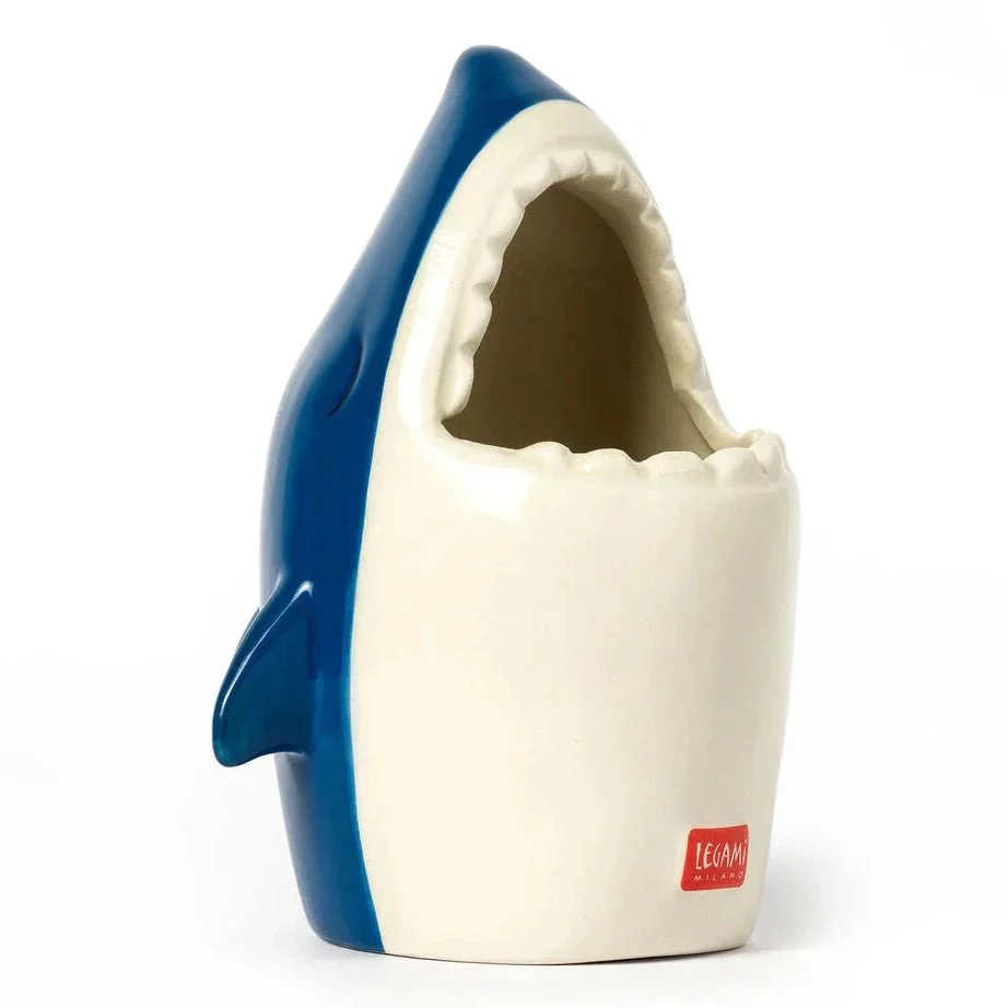Ceramic Pen Holder - Desk Friends Shark