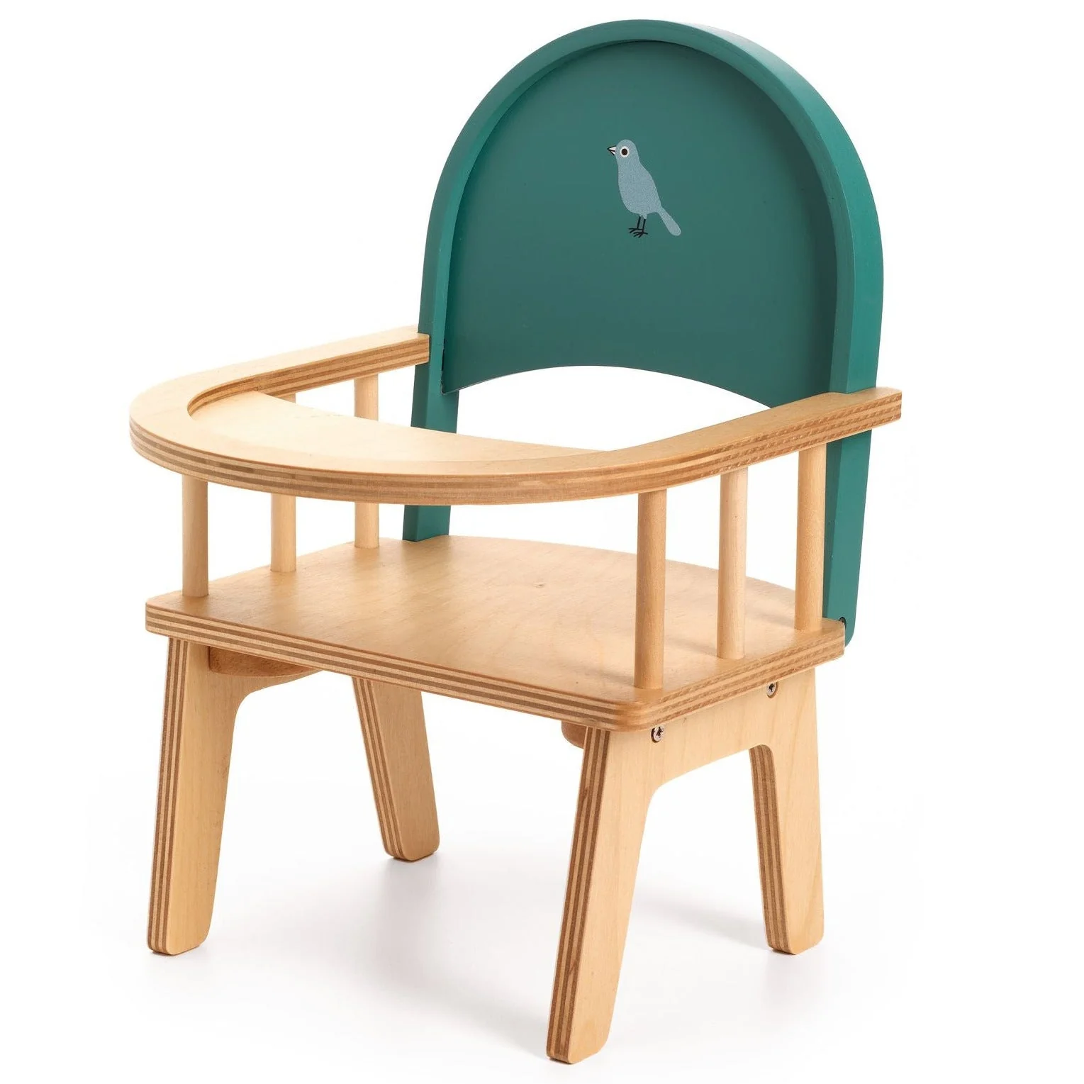 Houten kinderstoel voor poppen