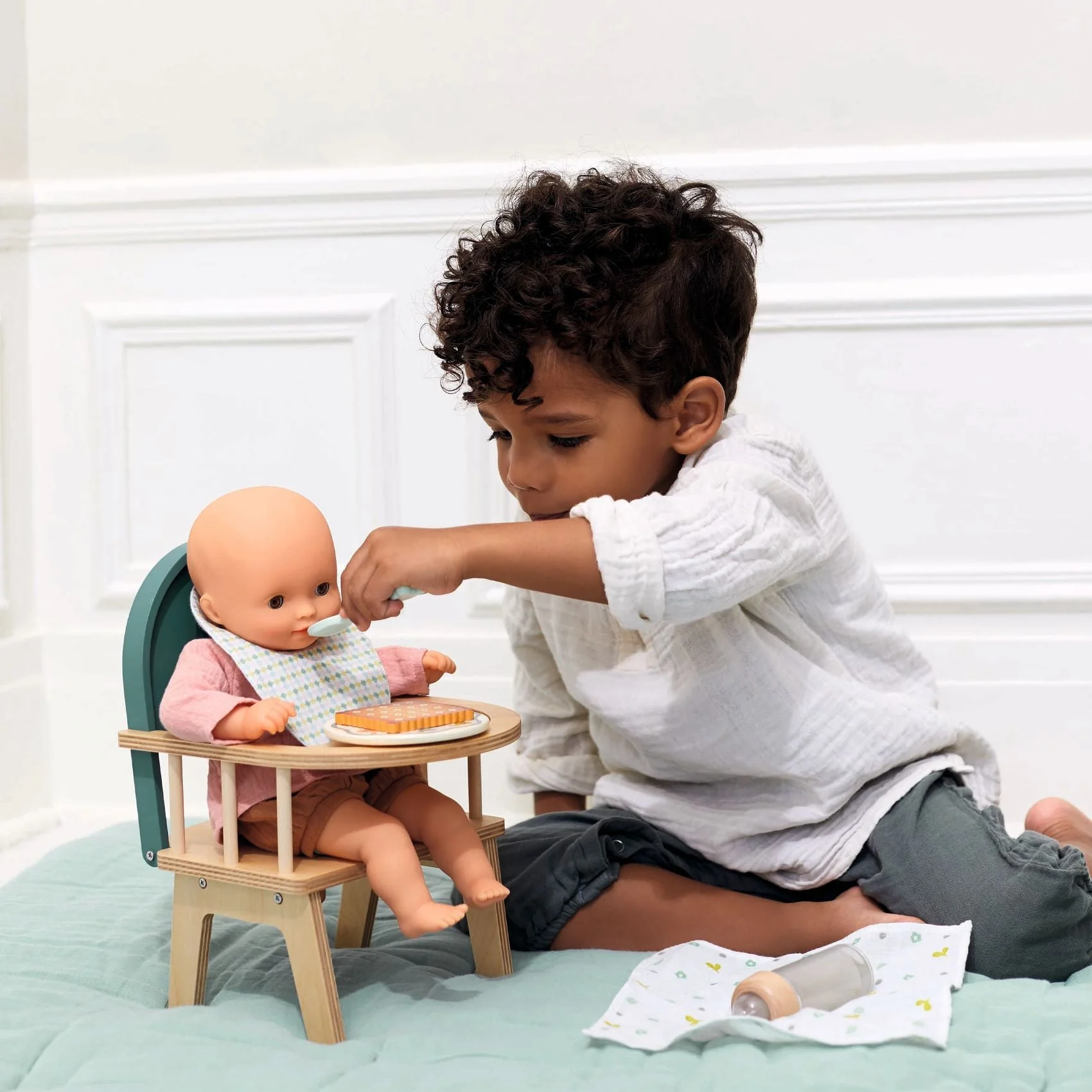 Houten kinderstoel voor poppen - Image 2