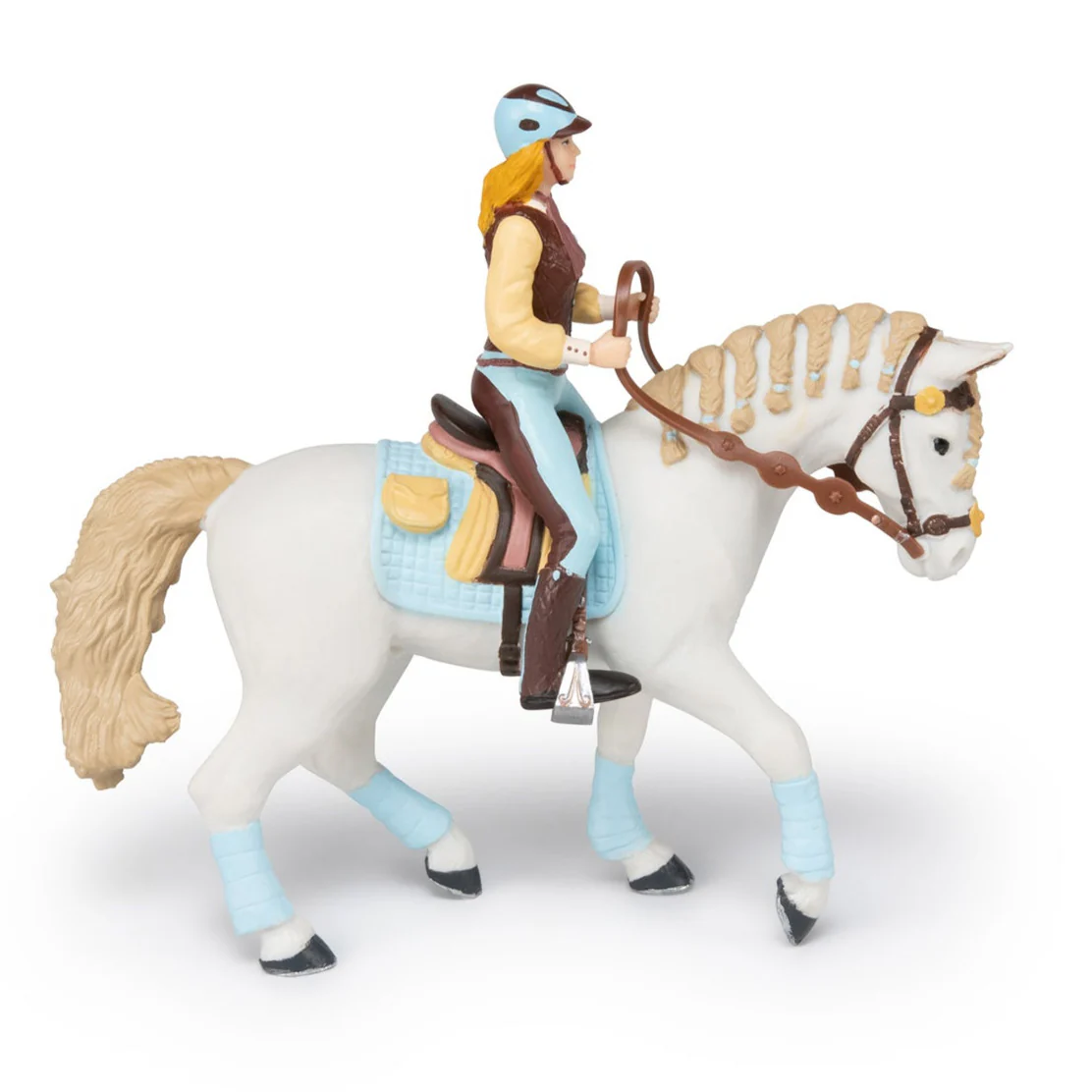 Witte paard Blauwe Fashion - Image 2
