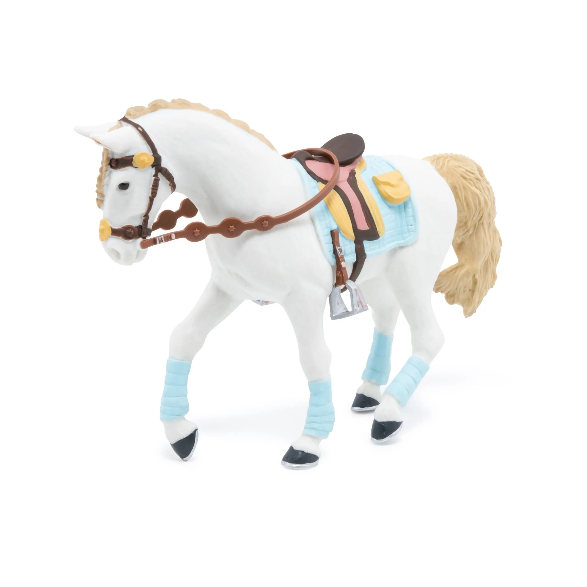 Witte paard Blauwe Fashion - Image 3