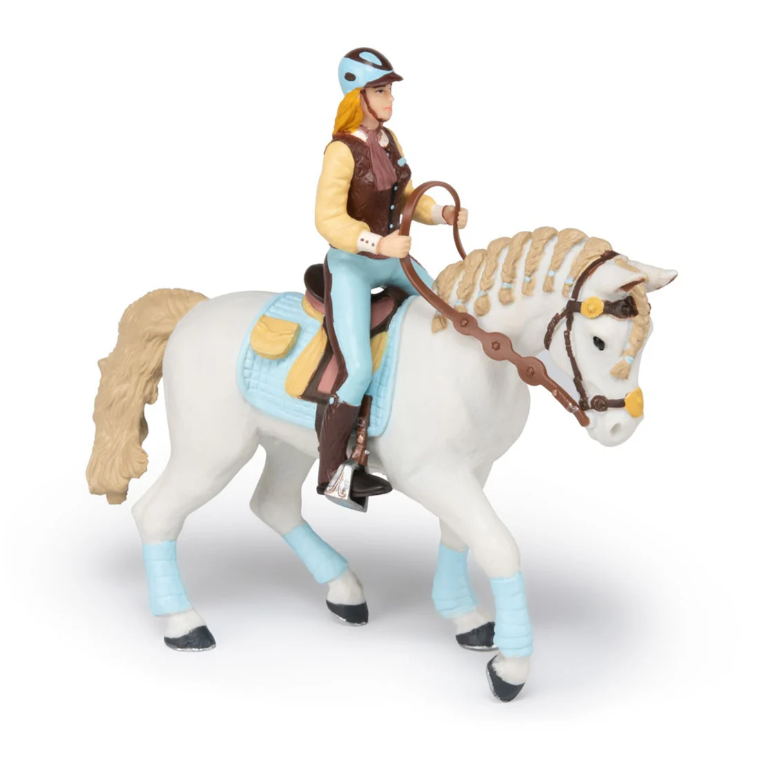 Witte paard Blauwe Fashion - Image 6