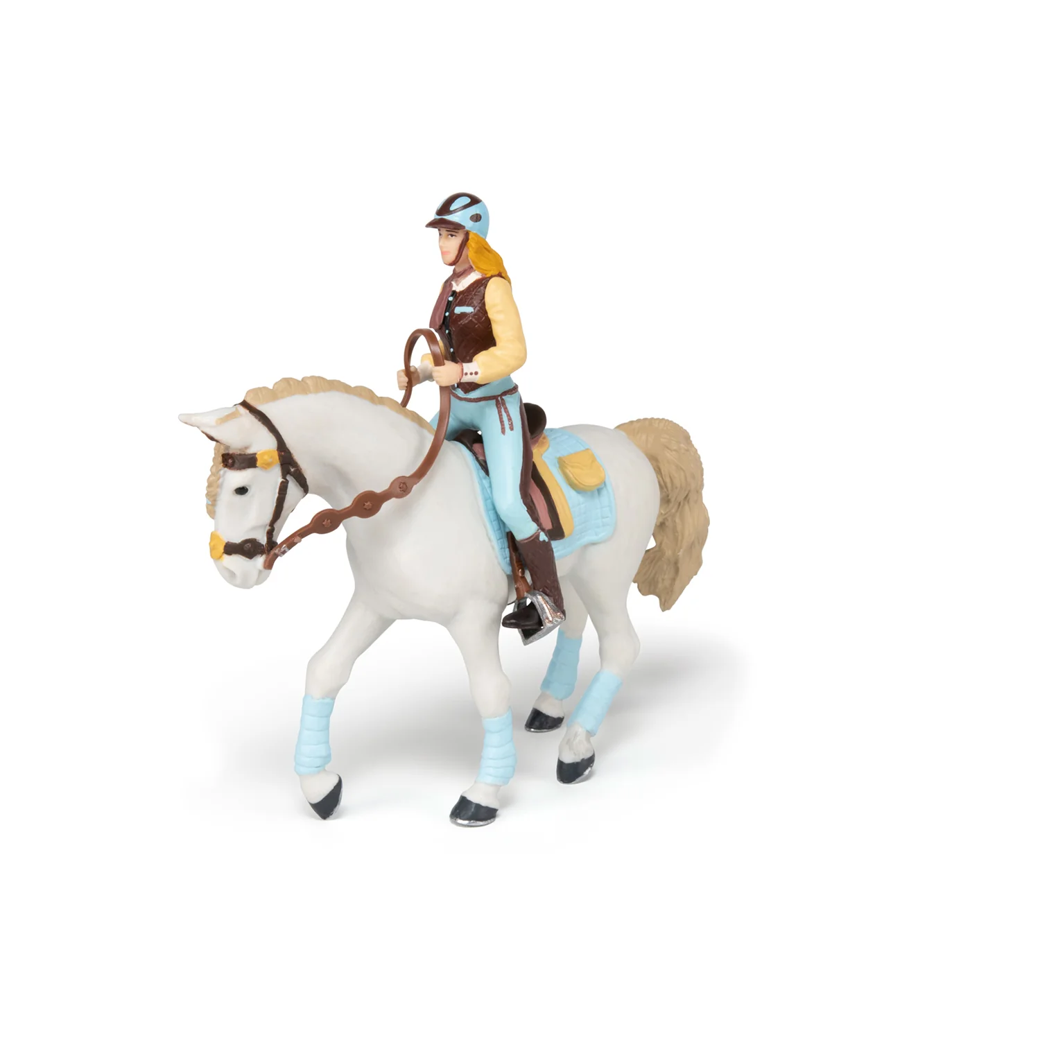 Witte paard Blauwe Fashion - Image 8
