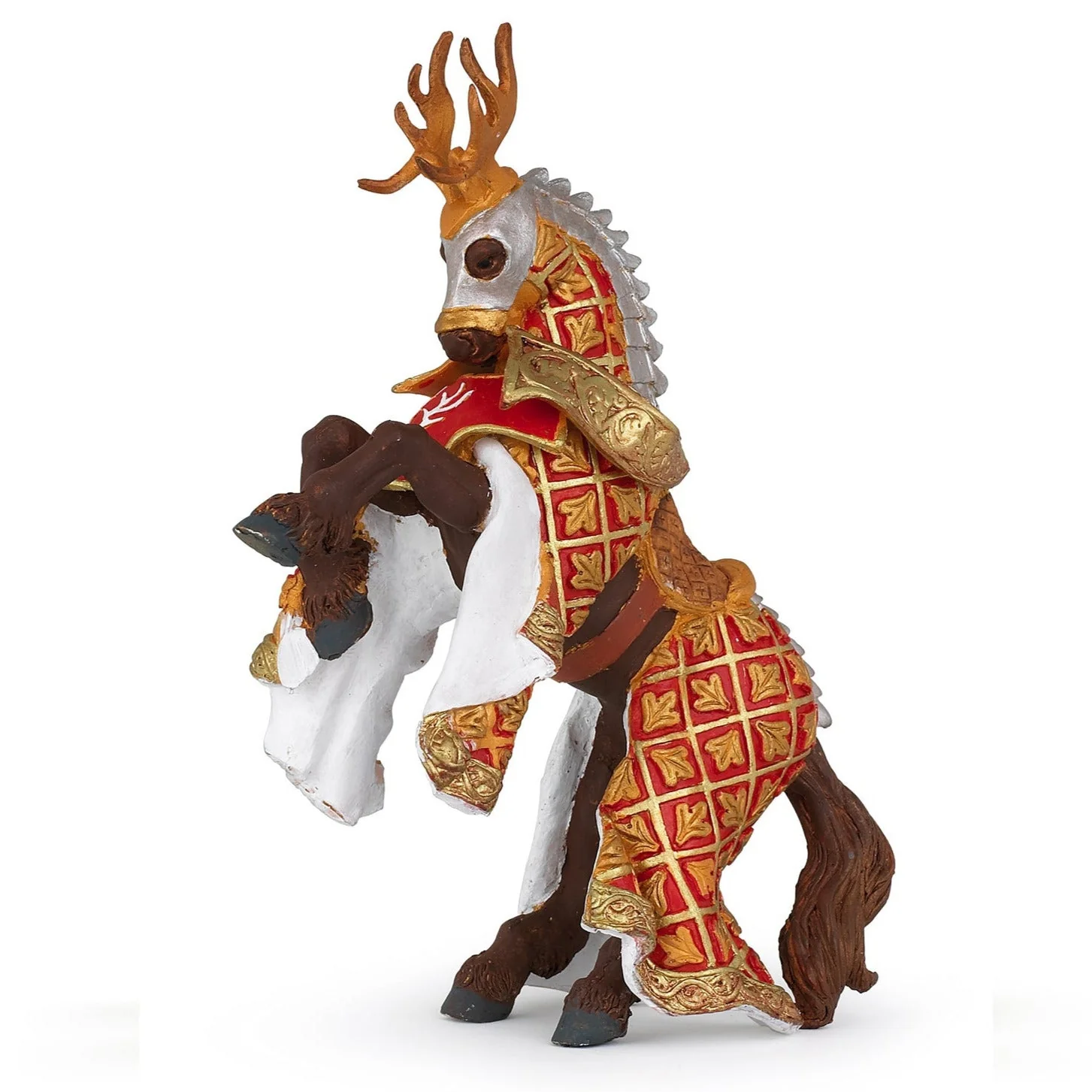 Paard van de wapenmeester met hertenhelm - Image 3