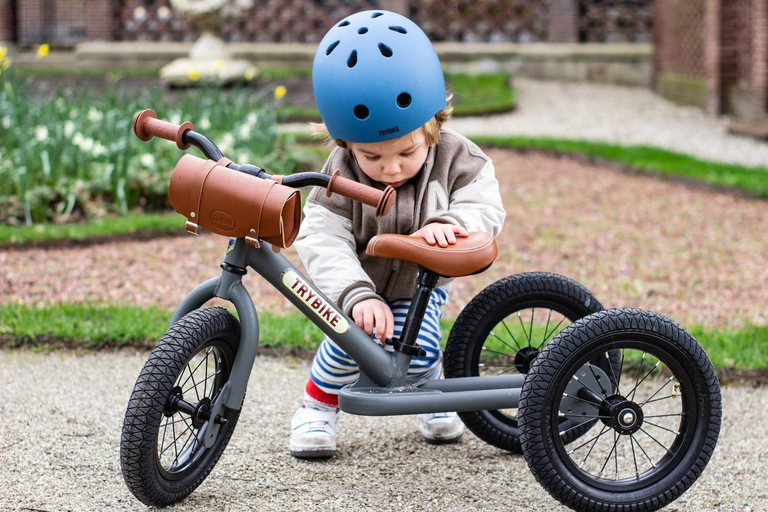 CoConuts Helm Trybike Vintage Blue XS - 1,5 tot 4 jaar - Image 2