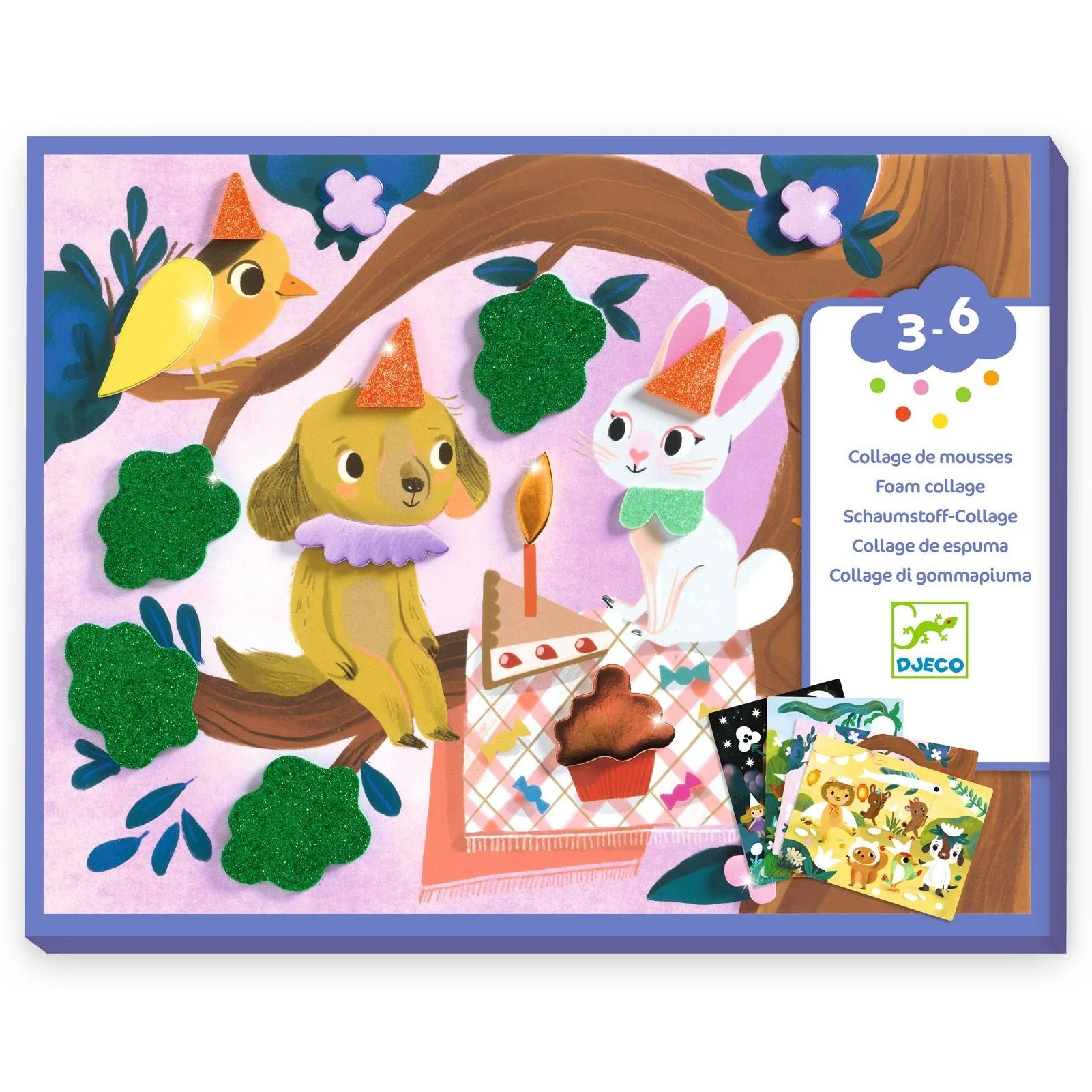 Knutselset met zachte stickers - Sprankelende feestdagen