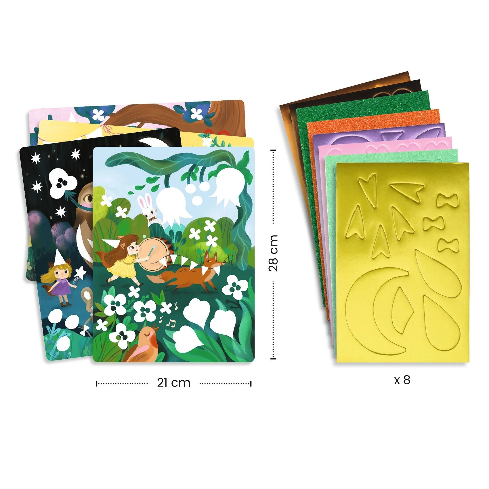 Knutselset met zachte stickers - Sprankelende feestdagen - Image 5