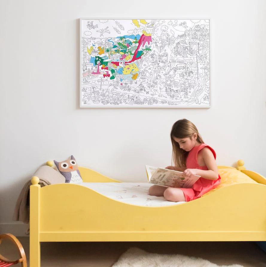 Grote kleurposter Giant Coloring Poster - Dinos - Image 2