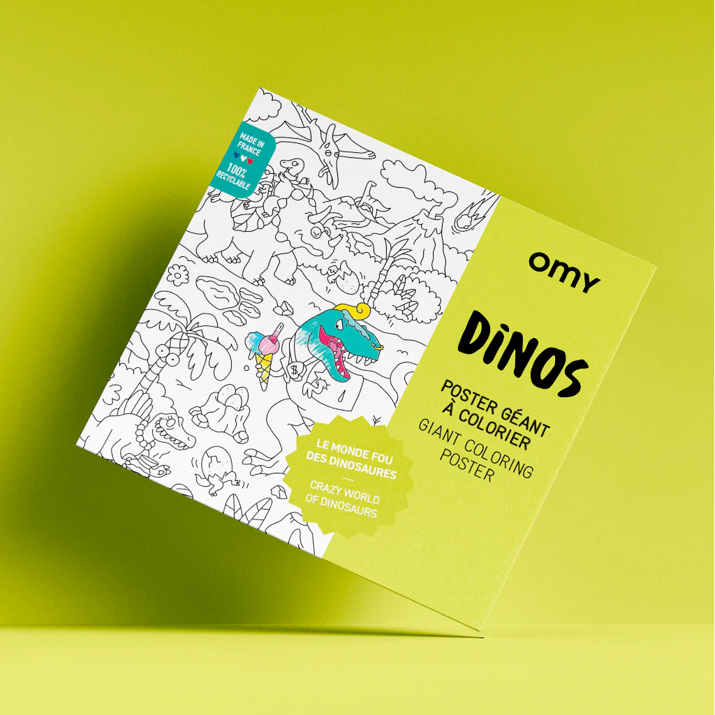 Grote kleurposter Giant Coloring Poster - Dinos - Image 4