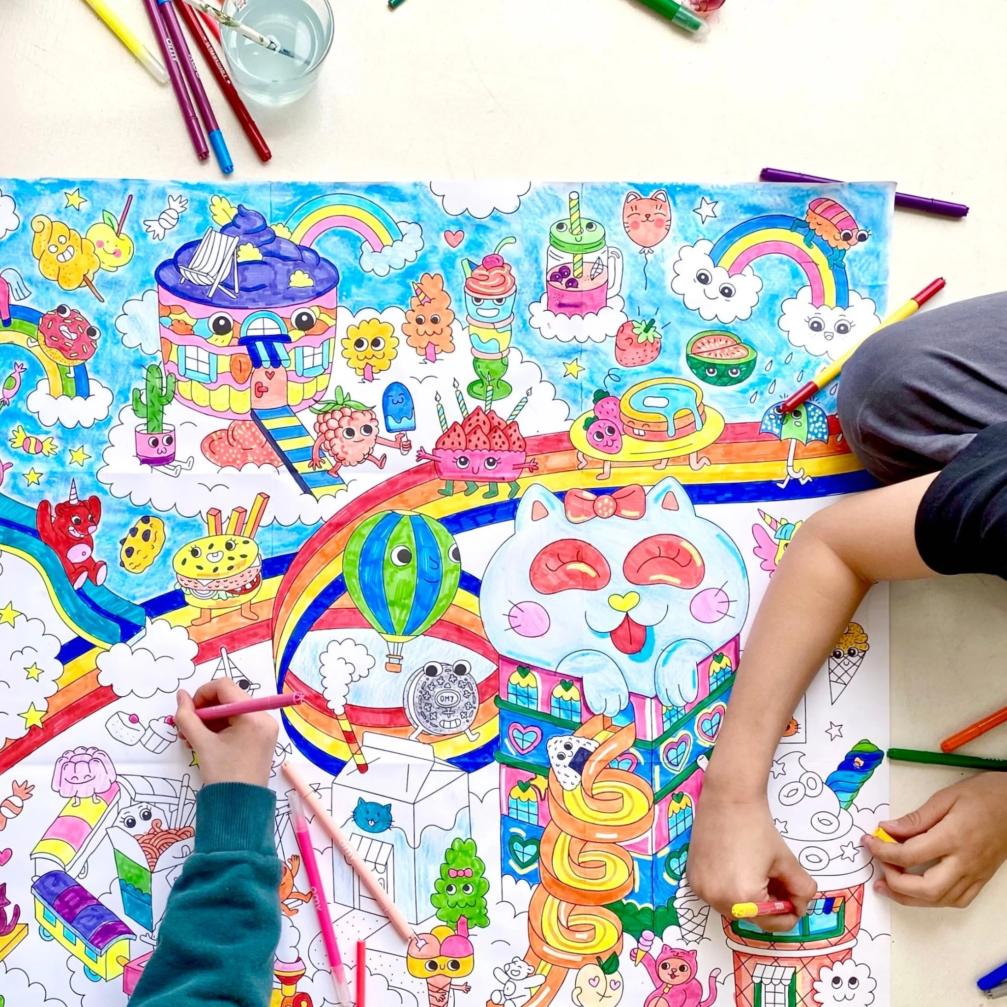 Grote kleurposter Giant Coloring Poster - Kawaïï - Image 10
