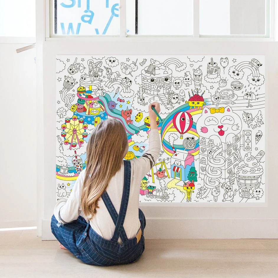 Grote kleurposter Giant Coloring Poster - Kawaïï - Image 6