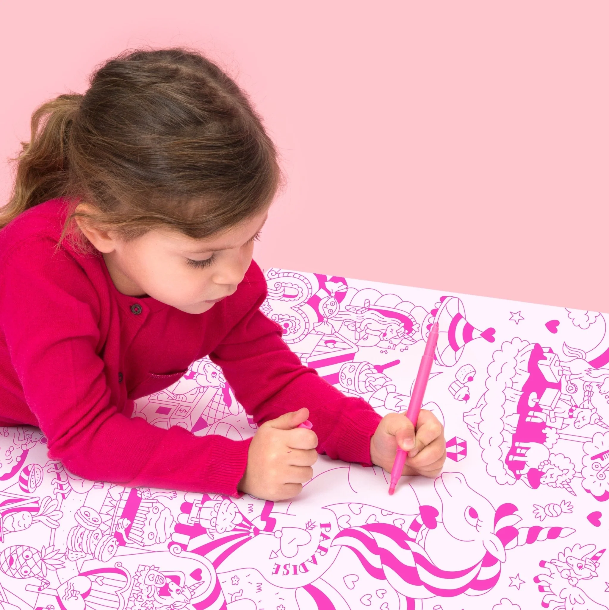 Grote kleurposter Giant Coloring Poster - Lily - Image 3