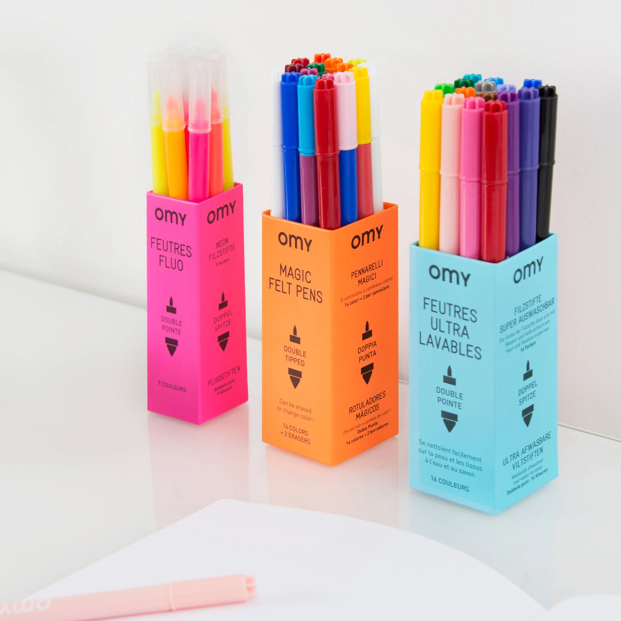 Set van 9 kleurstiften Coloring Tools - Neon Markers - Image 3