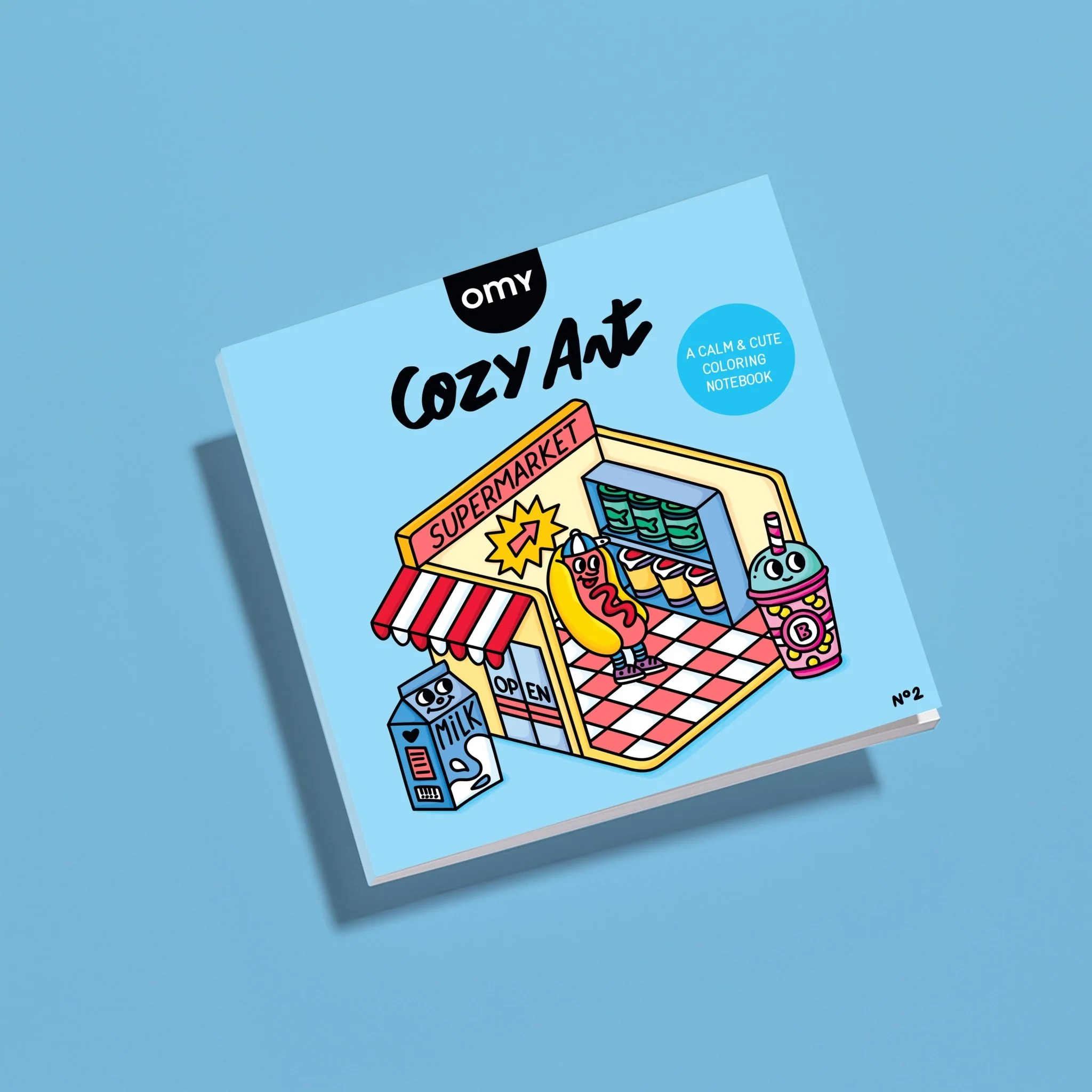Kleurboek Cozy Art - Supermarket