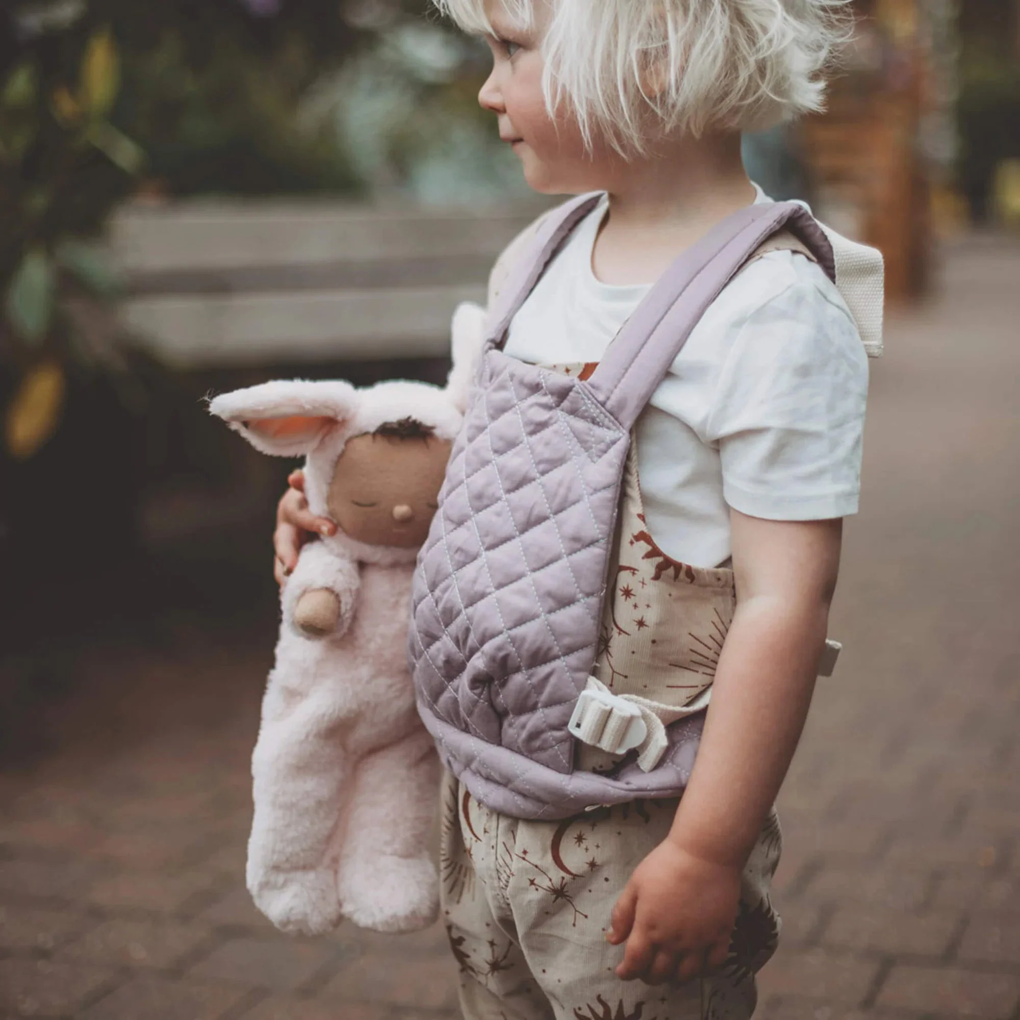 Lappenpop Cozy Dinkum Bunny Pip Pink - 32 cm - Image 6