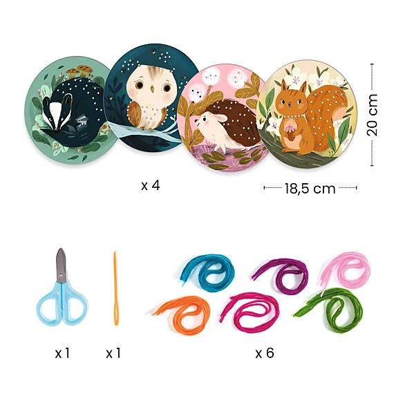 Creatieve Kit - Stap voor stap rijgen met wol - Image 4