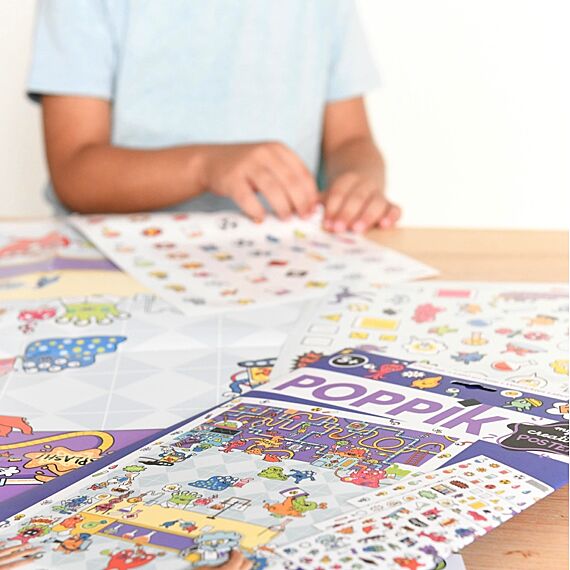 Creatieve Poster + 150 Stickers Crazy Lab - 5-10 Jaar - Image 4