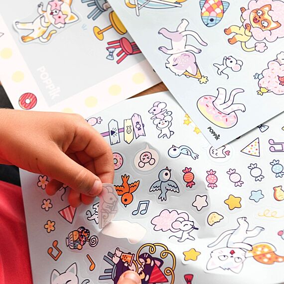 Creatieve Poster + 150 Stickers Kawai Party - 5-10 Jaar - Image 4