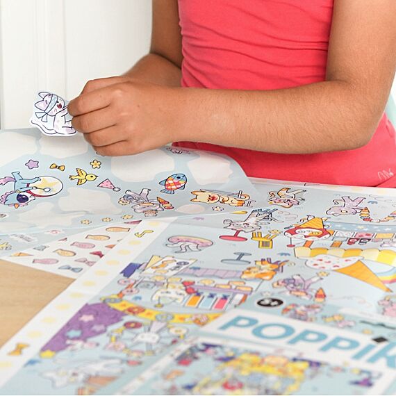 Creatieve Poster + 150 Stickers Kawai Party - 5-10 Jaar - Image 9