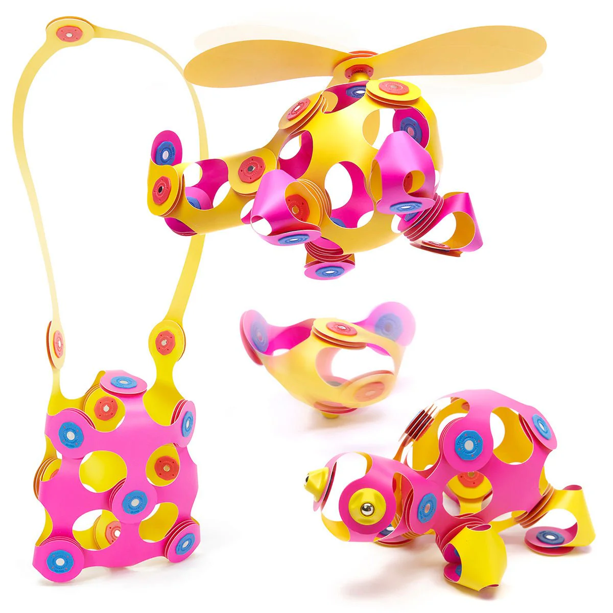 Magneetspeelgoed Crew Pack Pink/Yellow - set van 30 onderdelen - Image 5