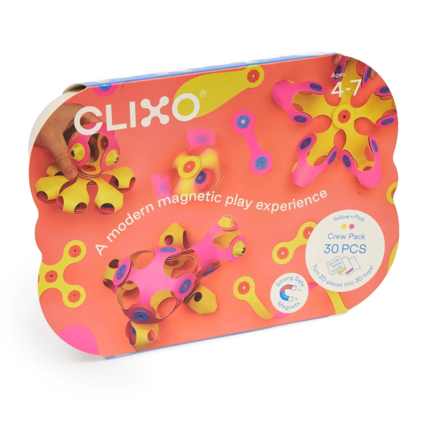 Magneetspeelgoed Crew Pack Pink/Yellow - set van 30 onderdelen - Image 9