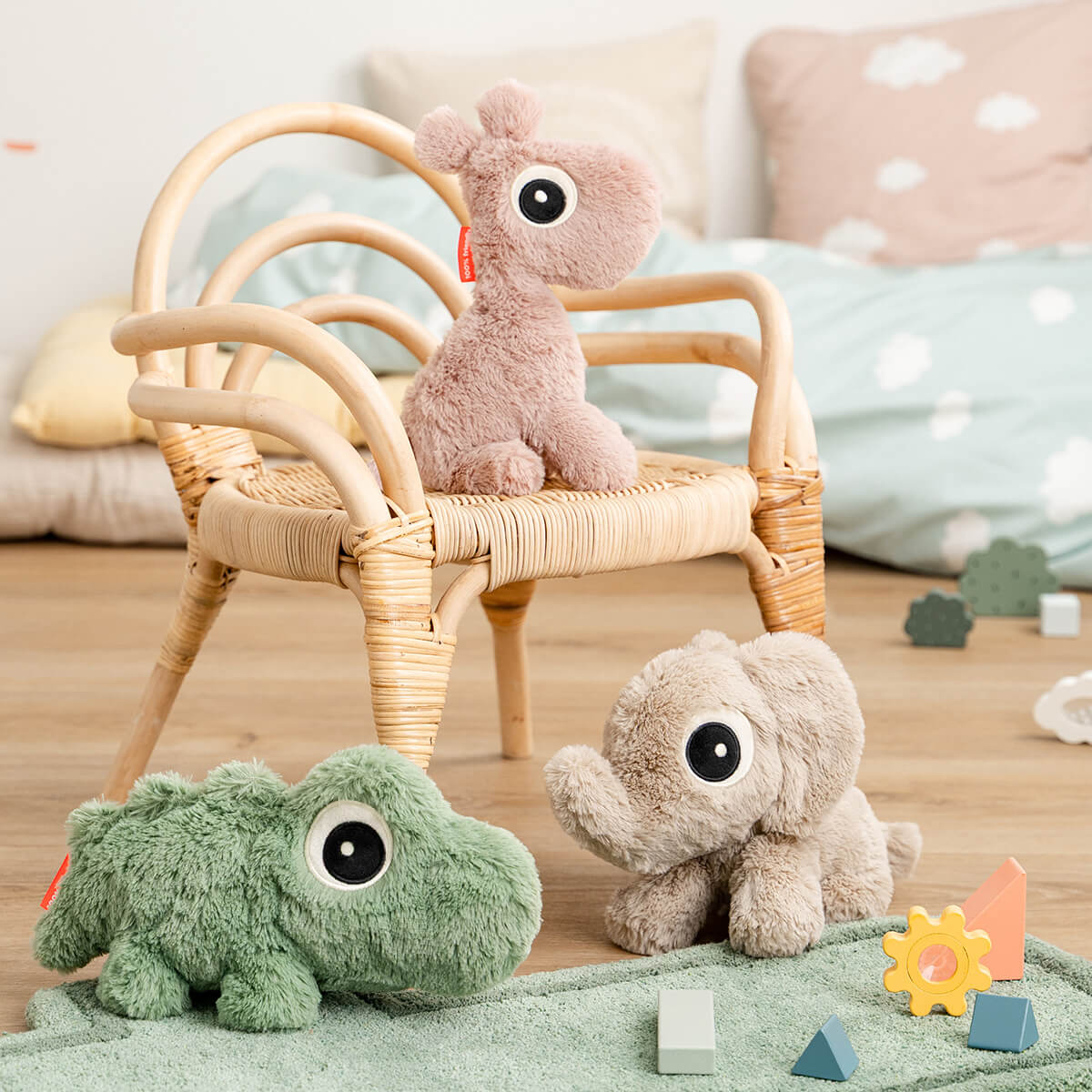 Knuffel Giraf Cuddle bestie Raffi Powder - 26 cm - Image 5