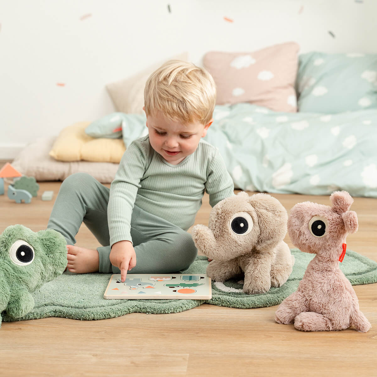 Knuffel Giraf Cuddle bestie Raffi Powder - 26 cm - Image 6