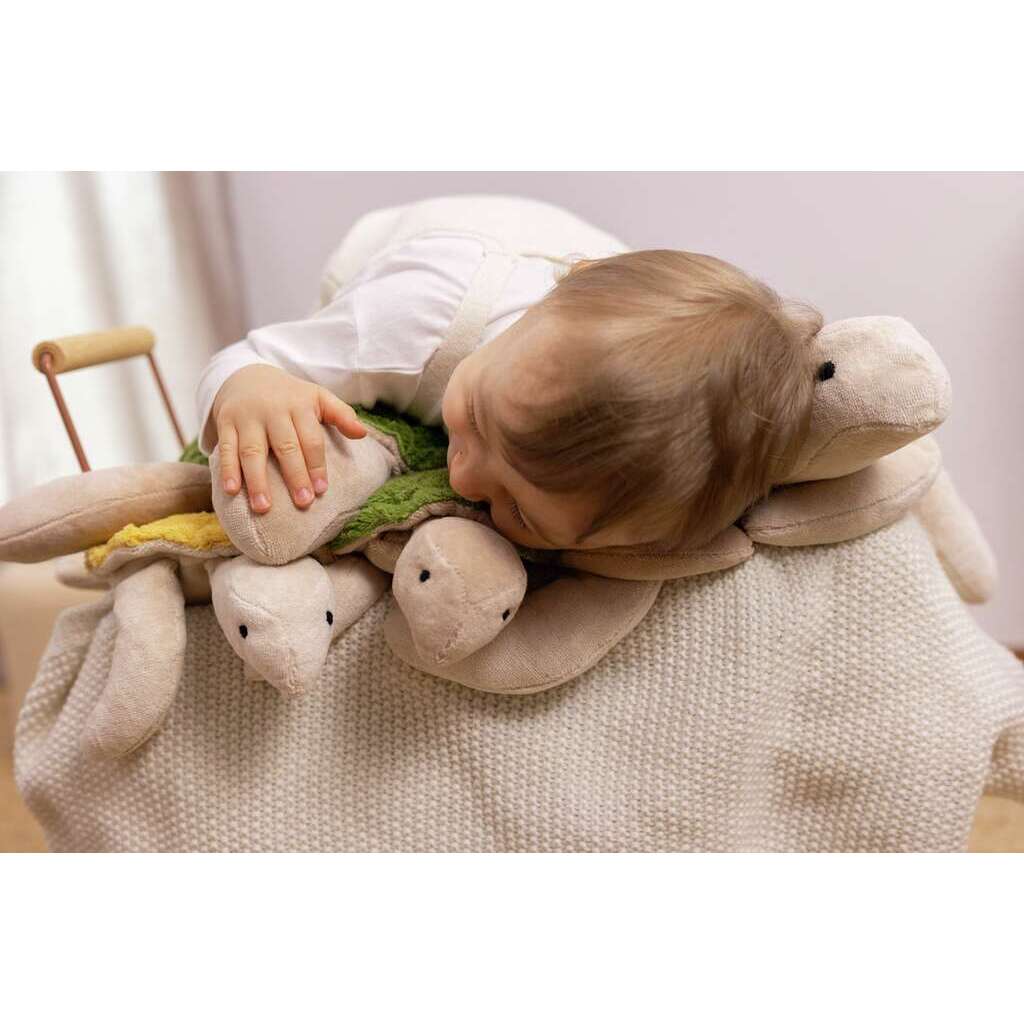 Knuffel Grote Schildpad Fir Green warmteknuffel - 52 cm - Image 3
