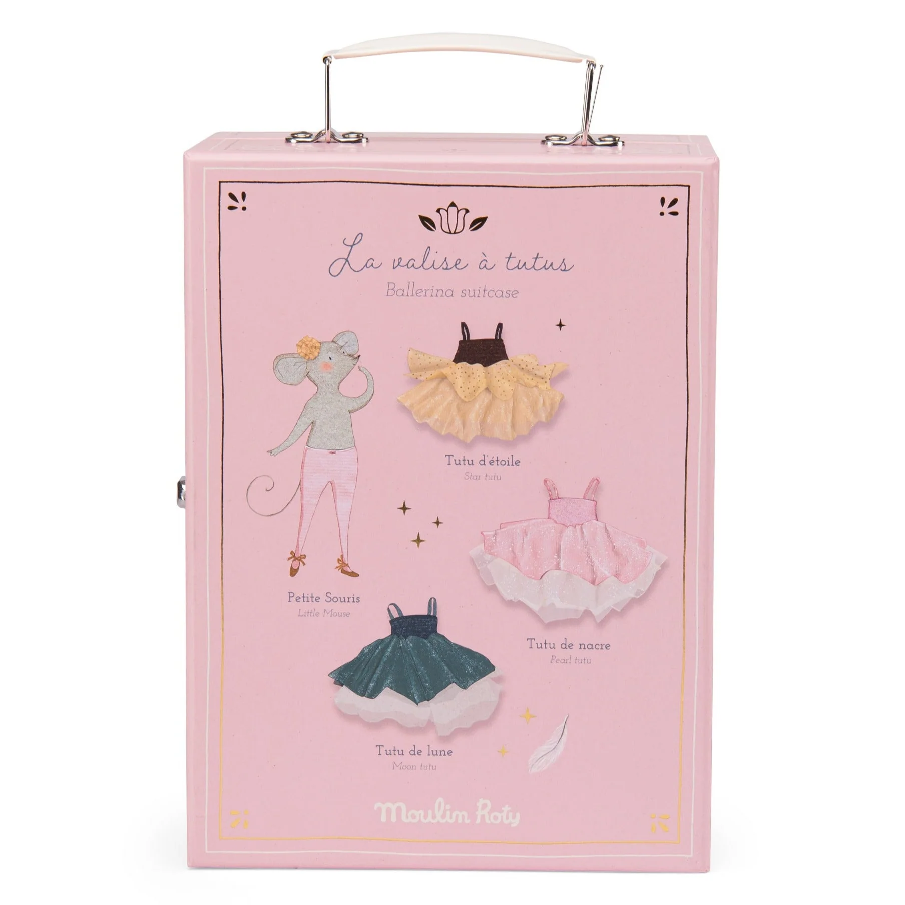 Knuffelmuis + koffer met tutu's La petite école de danse - Image 7