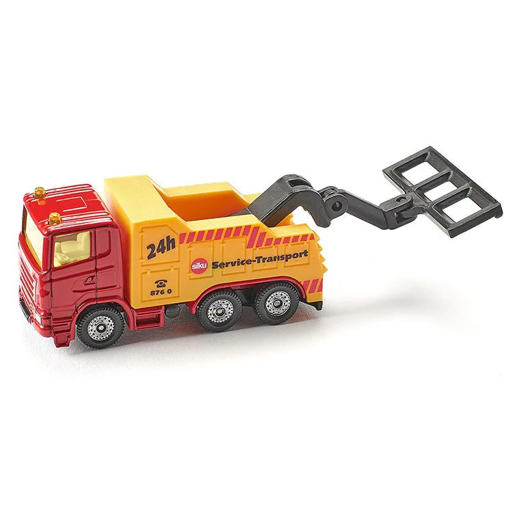 Takelwagen met rode camionette - Image 2