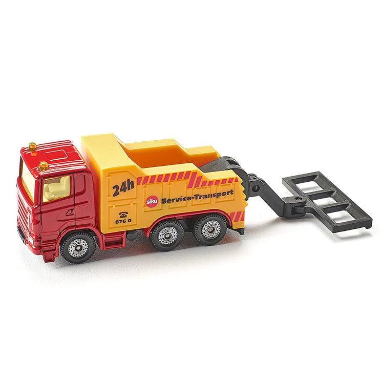 Takelwagen met rode camionette - Image 3