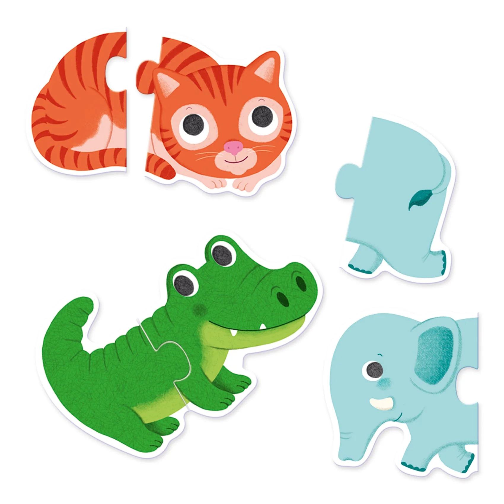 Eerste legpuzzels Puzzle Duo Dieren - 10 x 2 stukjes - Image 4